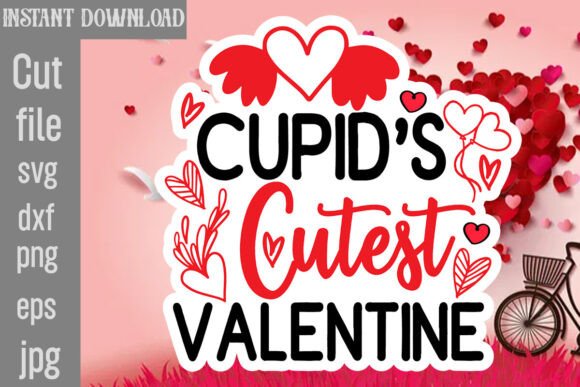 Cupid’s Cutest Valentine SVG for Crafts & Graphics