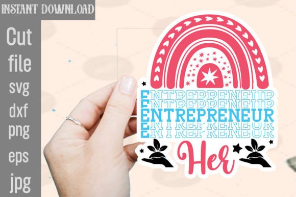 Entrepreneur Her SVG Stickers