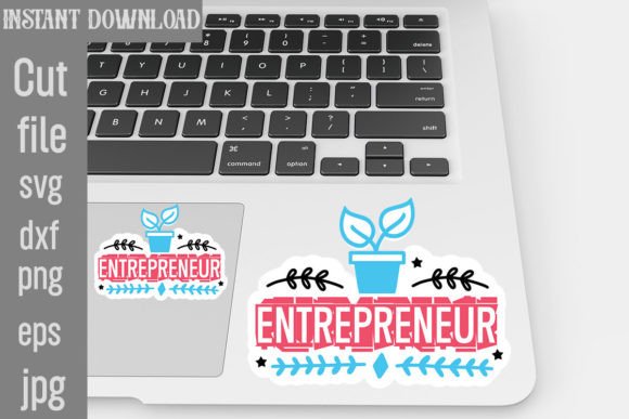 Entrepreneur SVG Stickers for Crafts and Graphics