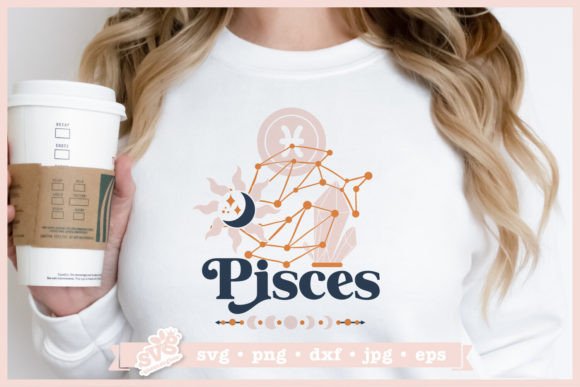 Pisces SVG Zodiac Sign Svg: Graphics and Crafts