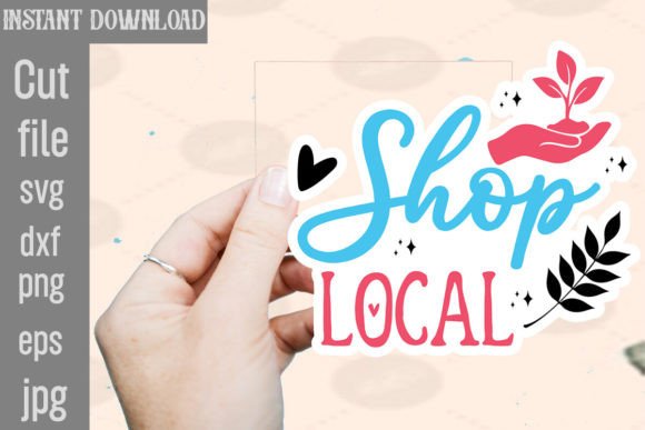 Shop Local SVG Stickers for Graphics and Crafts